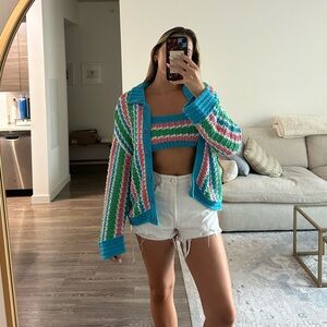 Zara Striped Sweater Set